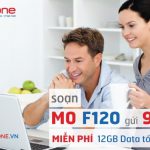 Đăng ký gói cước F120 Mobifone nhận 12GB Data chỉ với 120.000đ/tháng