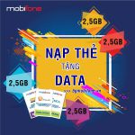 Nạp thẻ Mobifone nhận ưu đãi Data miễn phí