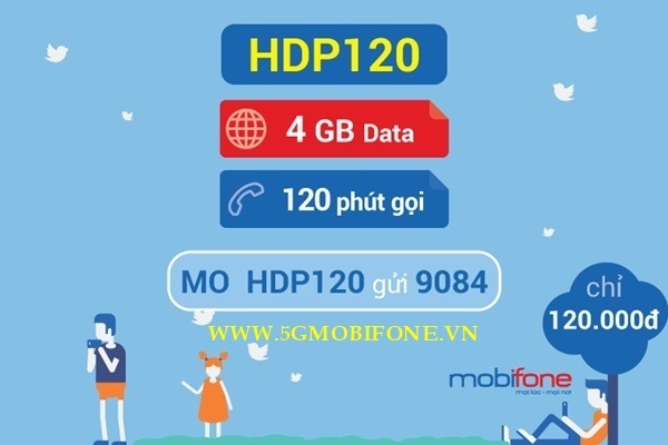 Đăng ký gói HDP120 Mobifone 