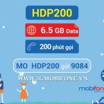 Đăng ký gói HDP200 Mobifone nhận ưu đãi kép