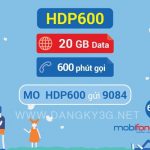 Đăng ký gói HDP600 Mobifone nhận ưu đãi kép