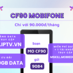 Đăng ký gói CF90 Mobifone có ngay 50GB data và nhiều ưu đãi tiện ích khác