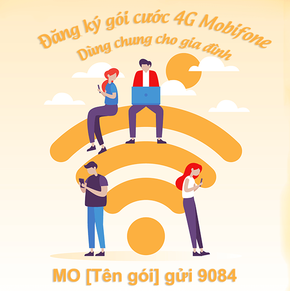 Đăng ký gói 4G Mobifone dùng chung cho gia đình, nhóm bạn