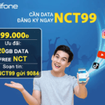 Đăng ký gói NCT99 Mobifone có ngay 120GB data thả ga dùng mạng