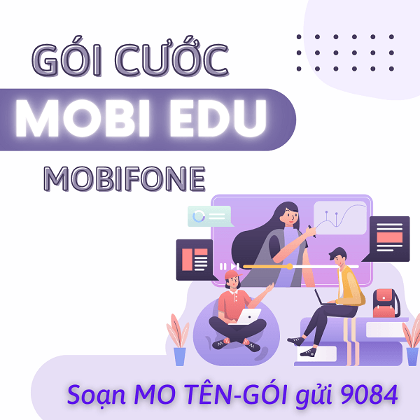 Đăng ký gói cước MobiEdu Mobifone ưu đãi data 4G Mobifone và miễn hí học online
