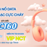 Đăng ký gói NCT60 Mobifone nhận ngay 60GB data, Free dùng Tiktok, NCT