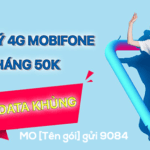 Đăng ký 4G Mobifone 50k 1 tháng thả ga dùng mạng suốt 30 ngày