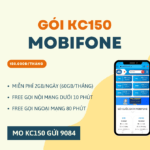 Đăng ký gói KC150 Mobifone chỉ 150k có ngay 60GB, free gọi thoại