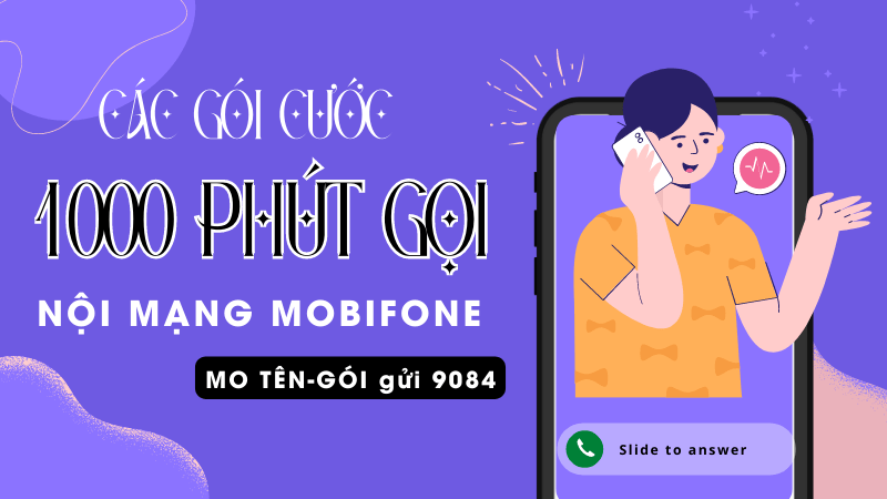 Gói cước gọi 1000p Mobifone nội mạng giá cực rẻ mới nhất